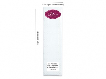  - SACO MICROFURO 10X34 - 100 PÇ