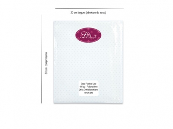  - SACO MICROFURO 20X30 - 100 PÇ